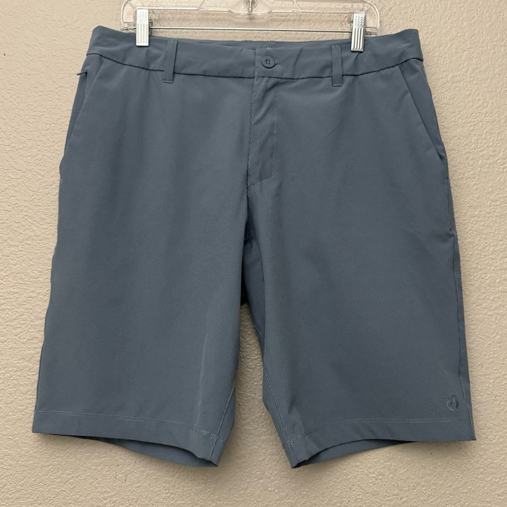HangTen Shorts Blue Check Print Hybrid Men's Size 34